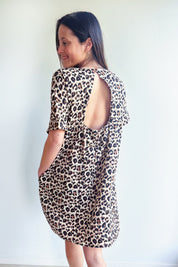 Isabella jurk leopard