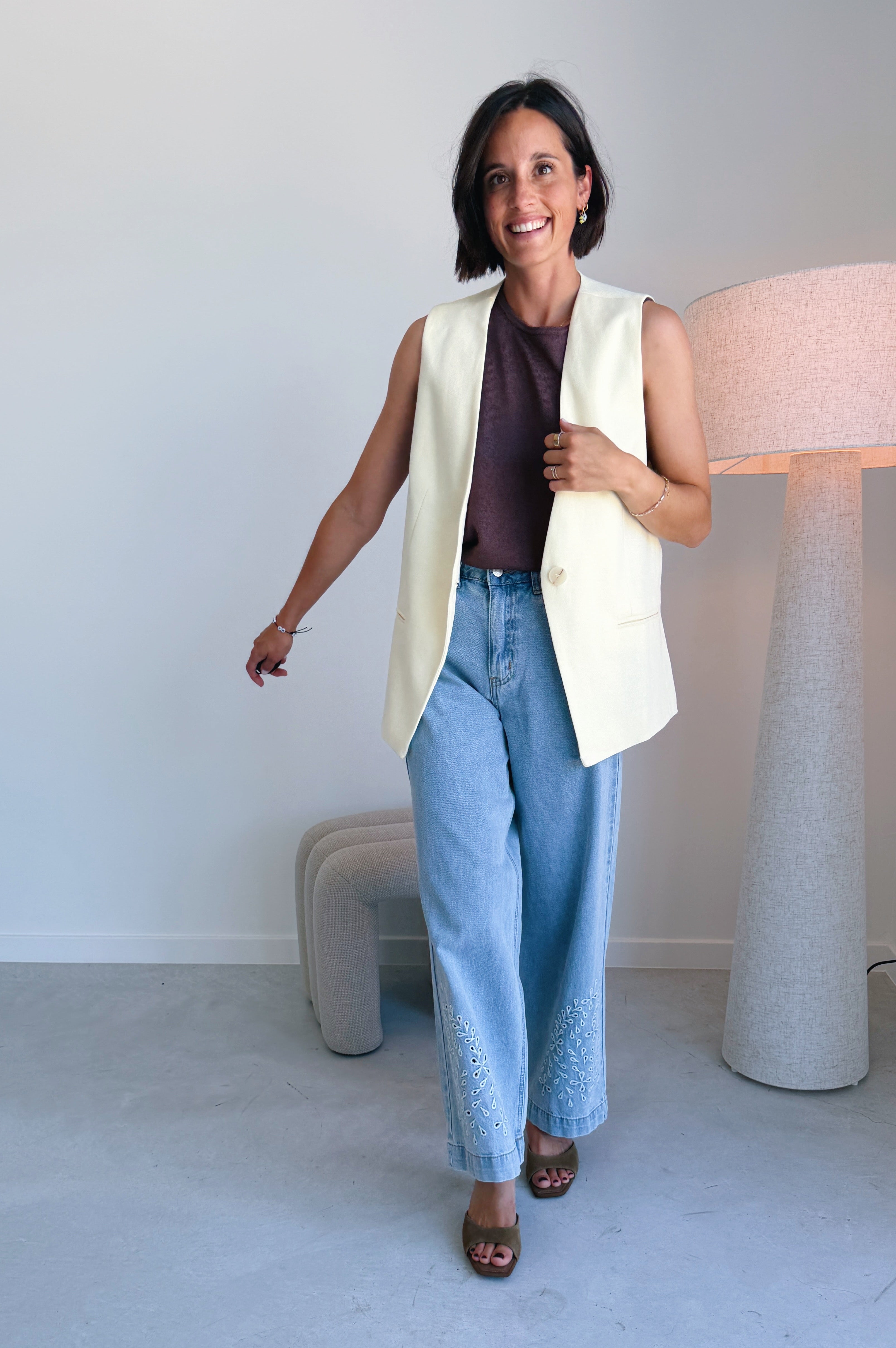 Willow mouwloze blazer