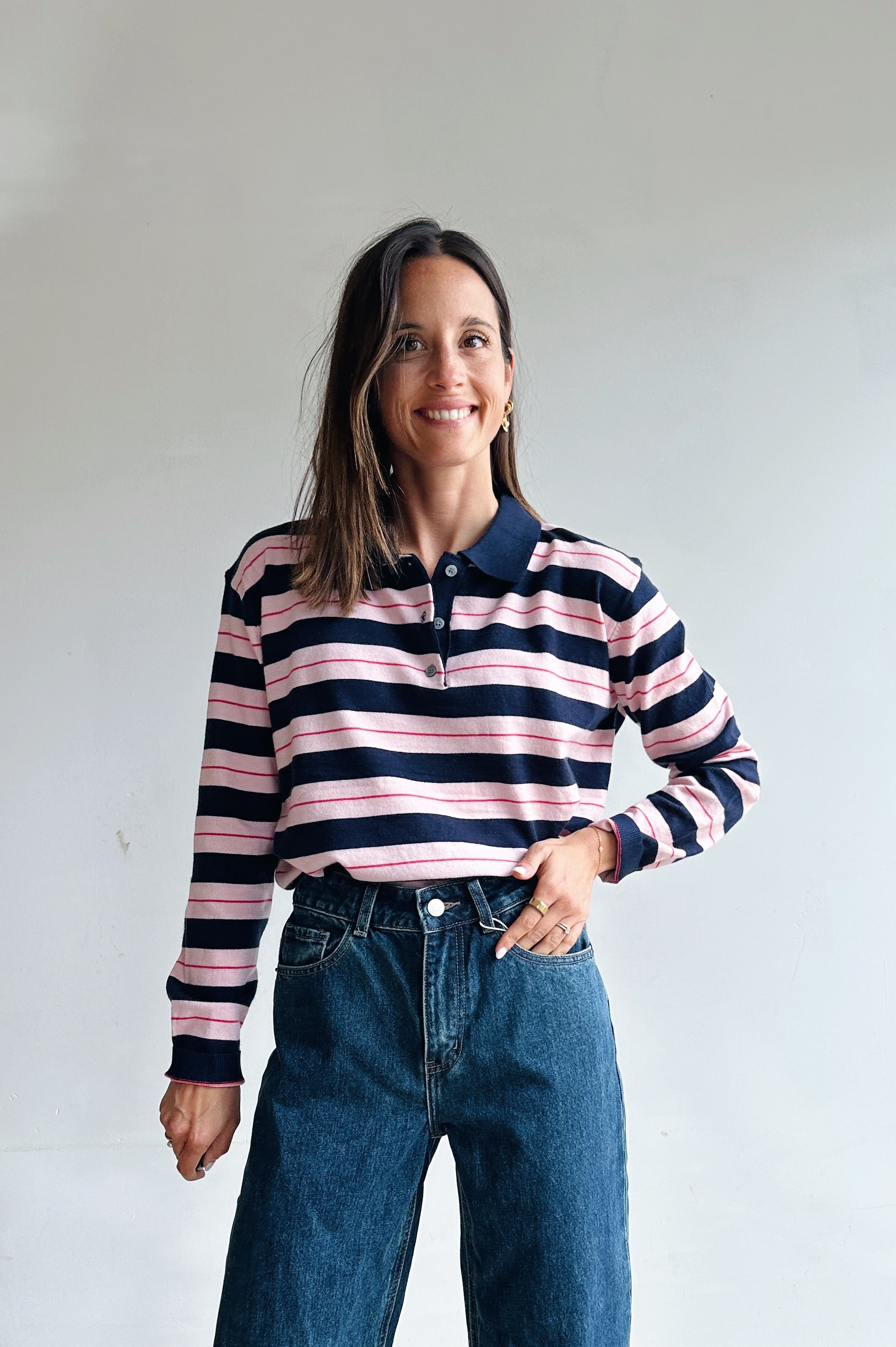 Axelle polo blauw