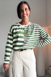 Tonal longsleeve groen