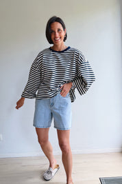 Liva longsleeve marine