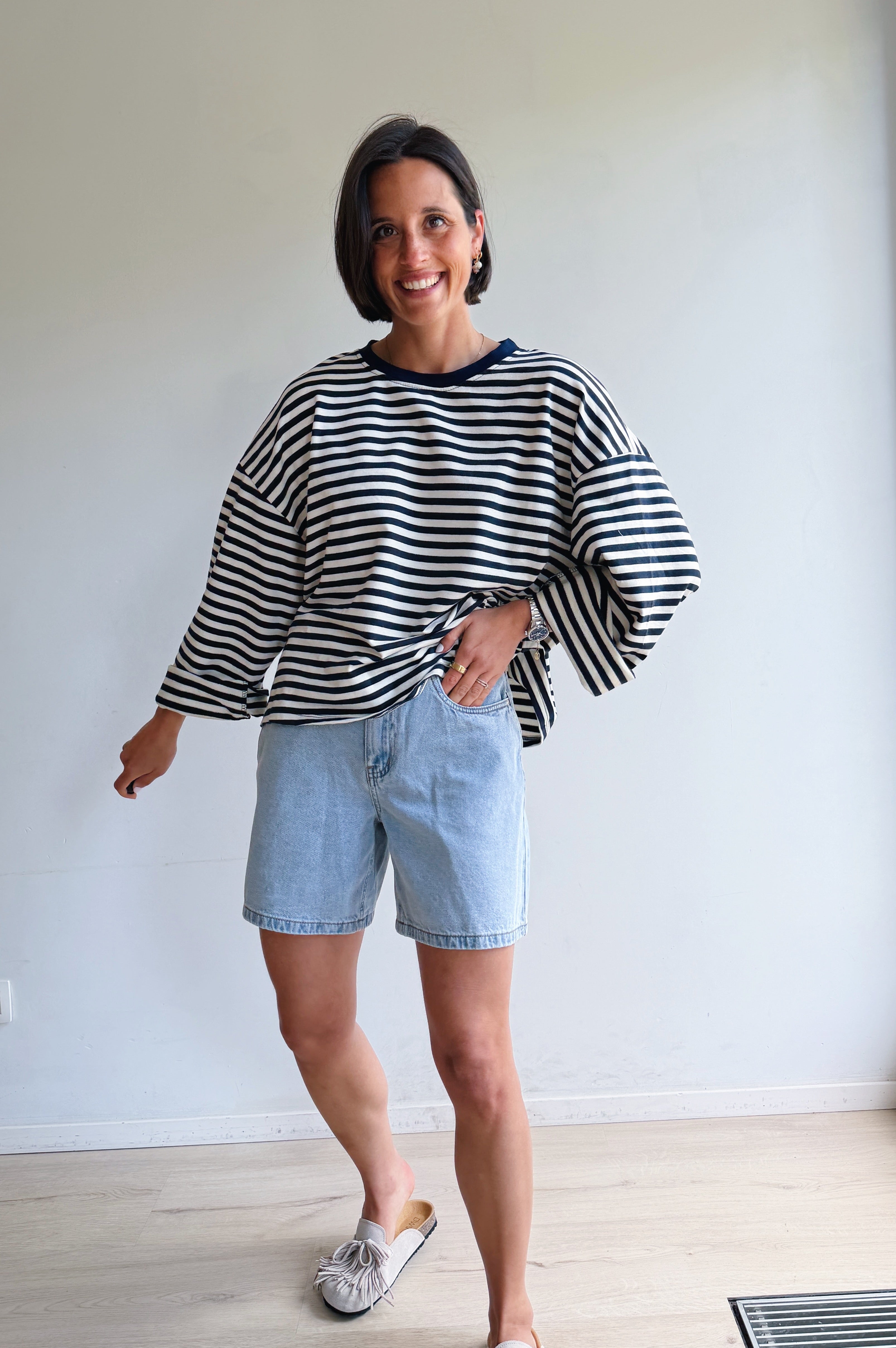 Liva longsleeve marine