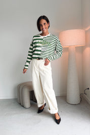Tonal longsleeve groen