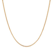 Plain necklace gold