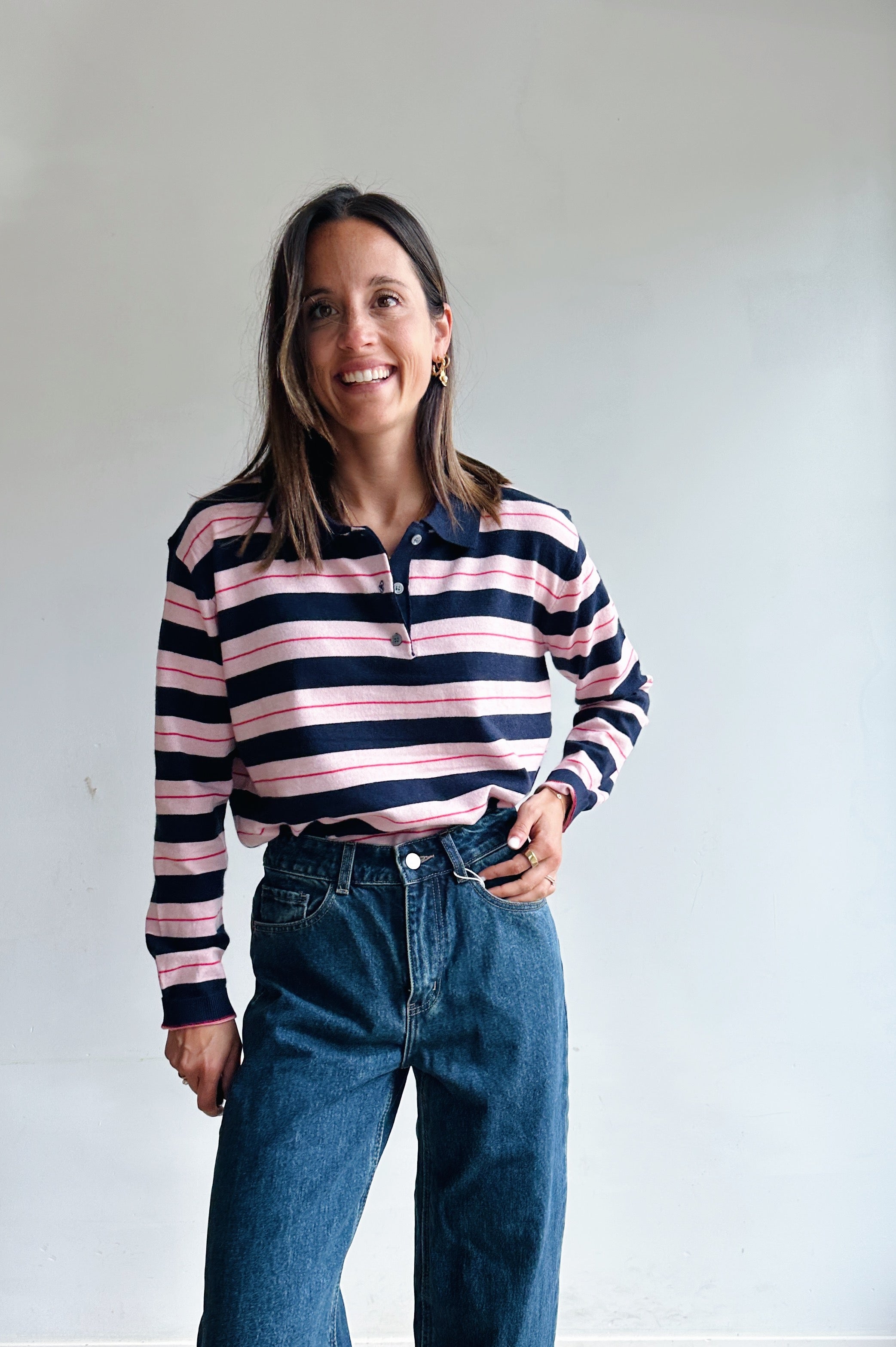 Axelle polo blauw