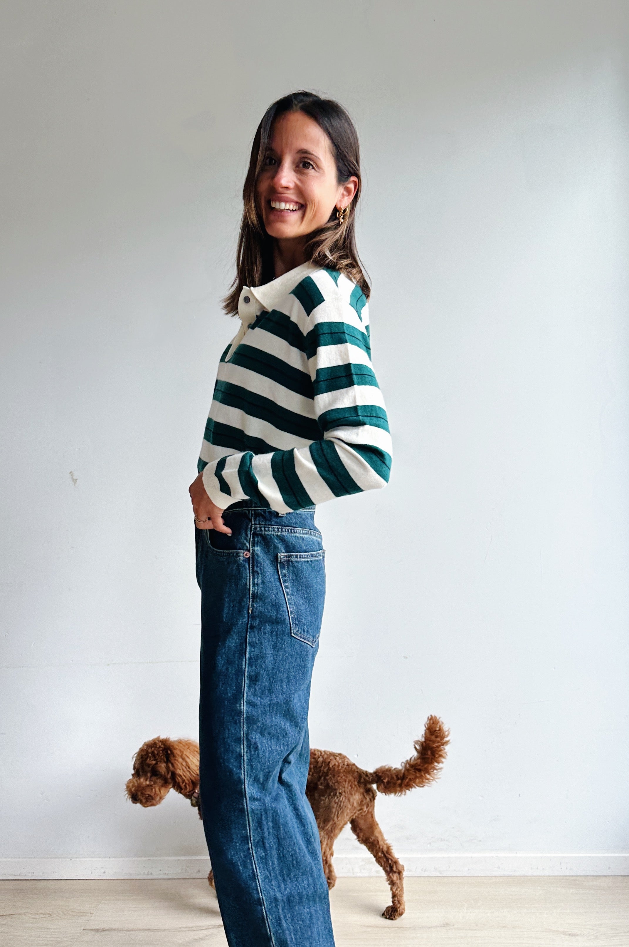 Axelle polo ecru