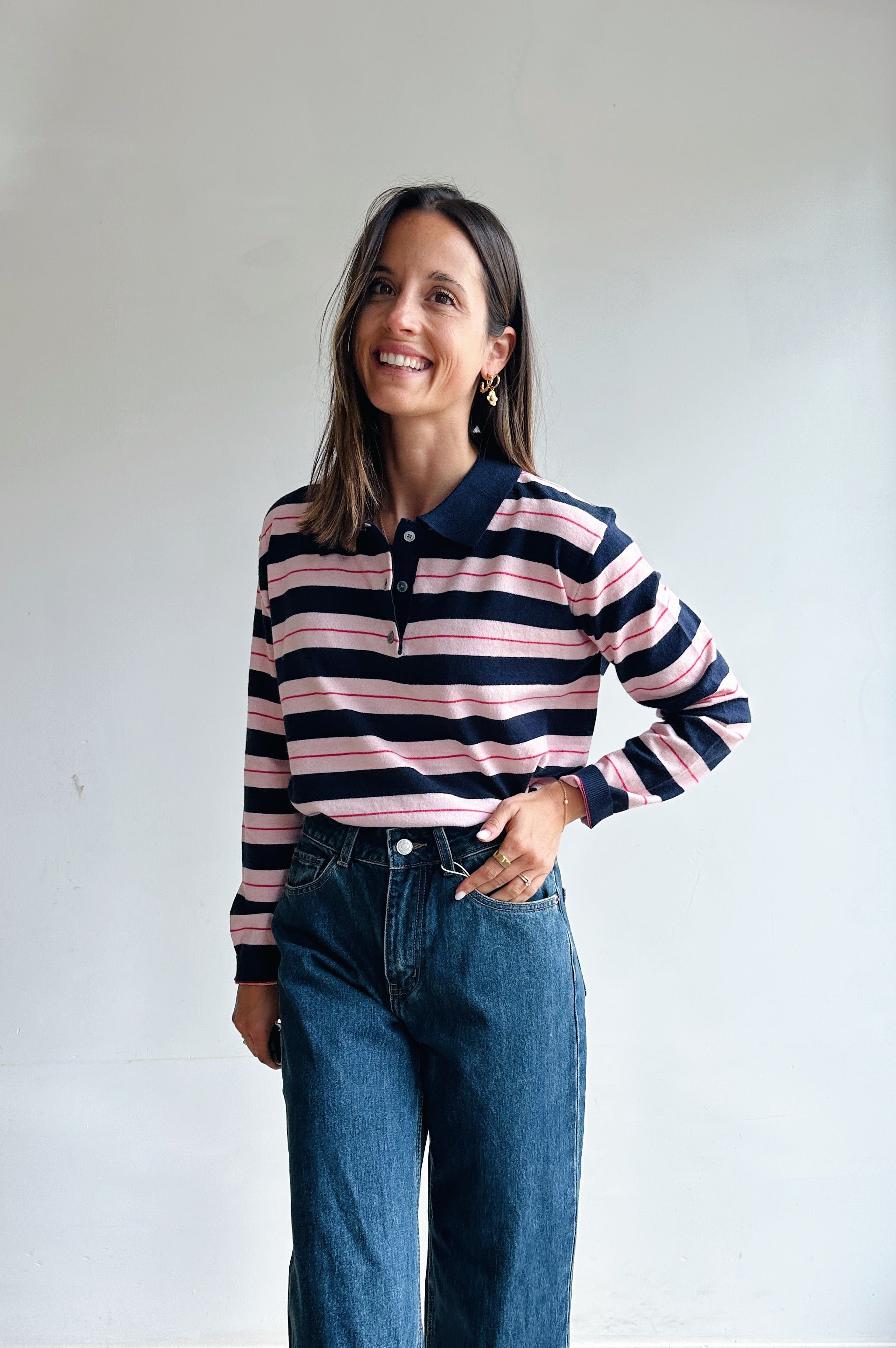 Axelle polo blauw