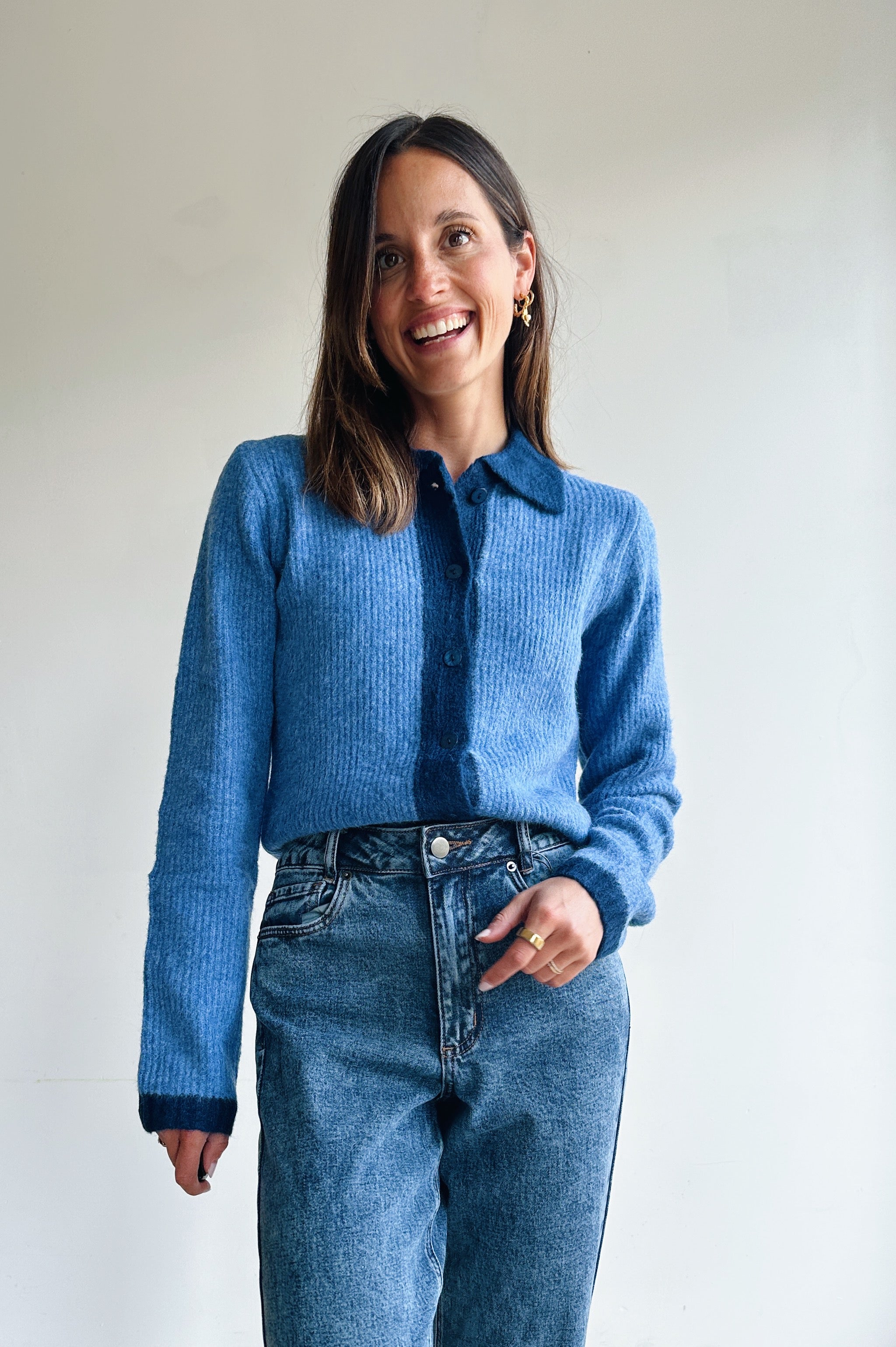 Denna knitted polo