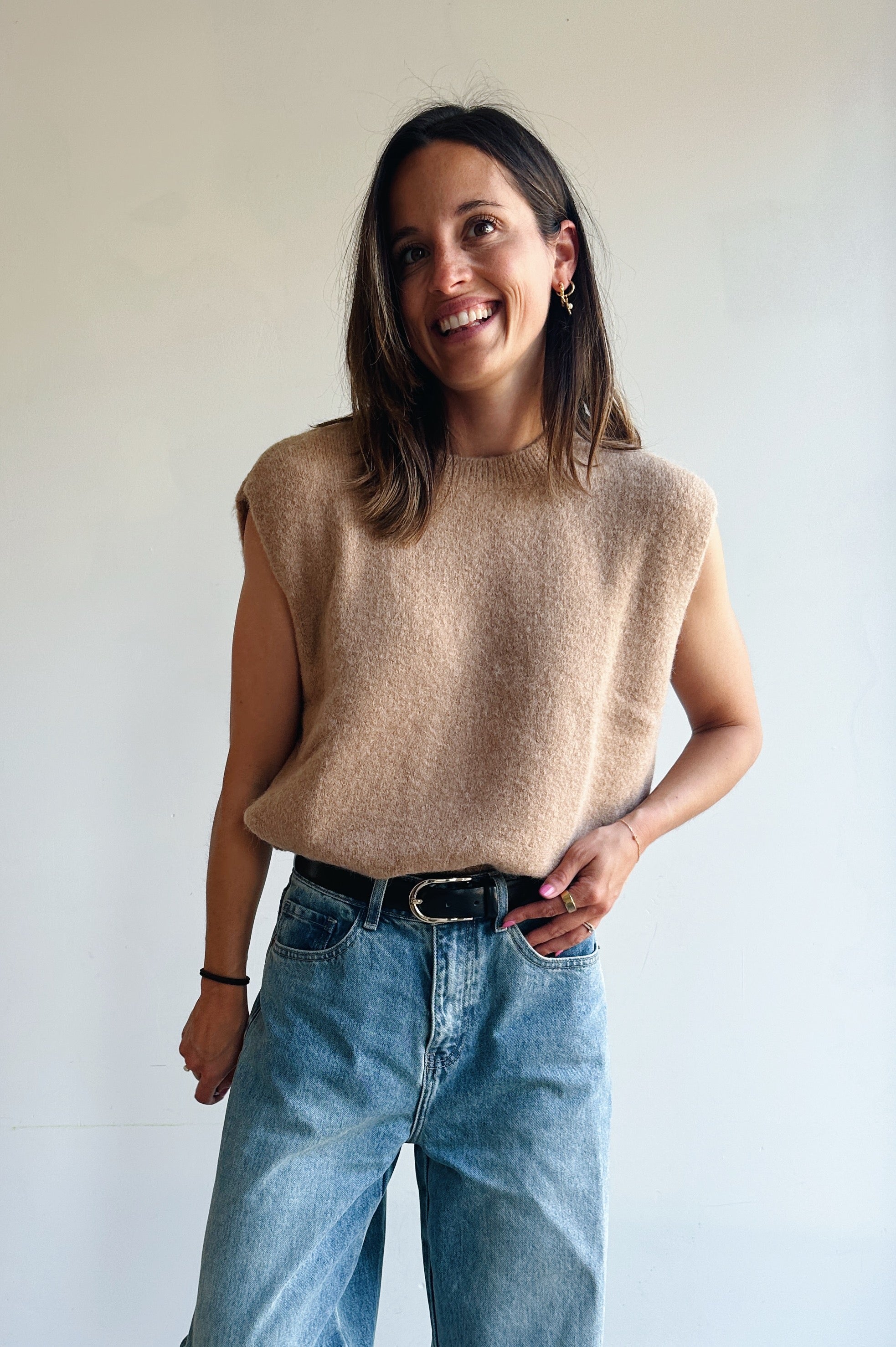 Ella debardeur beige