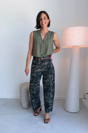 Joella top khaki