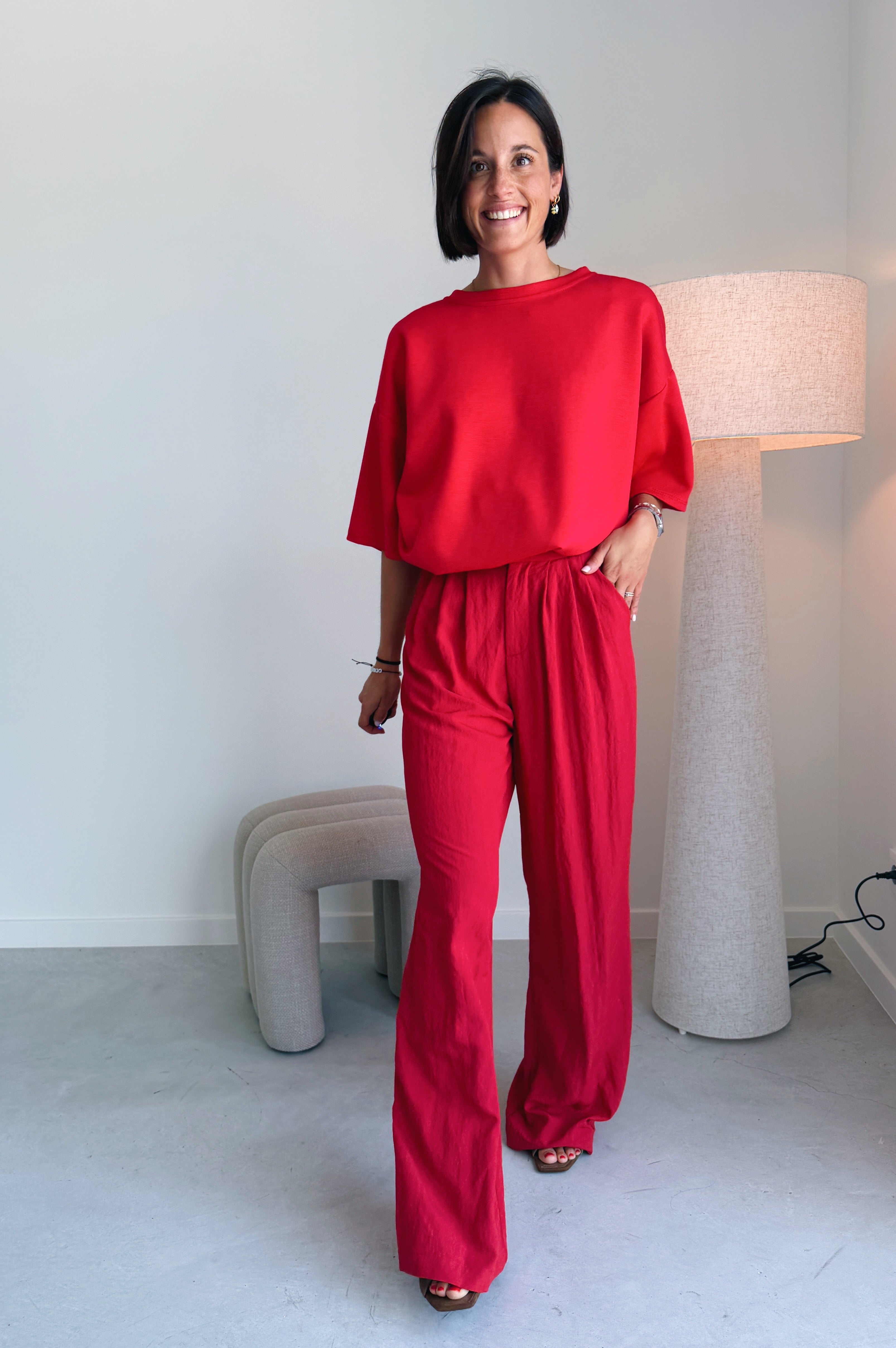 Misk broek rood