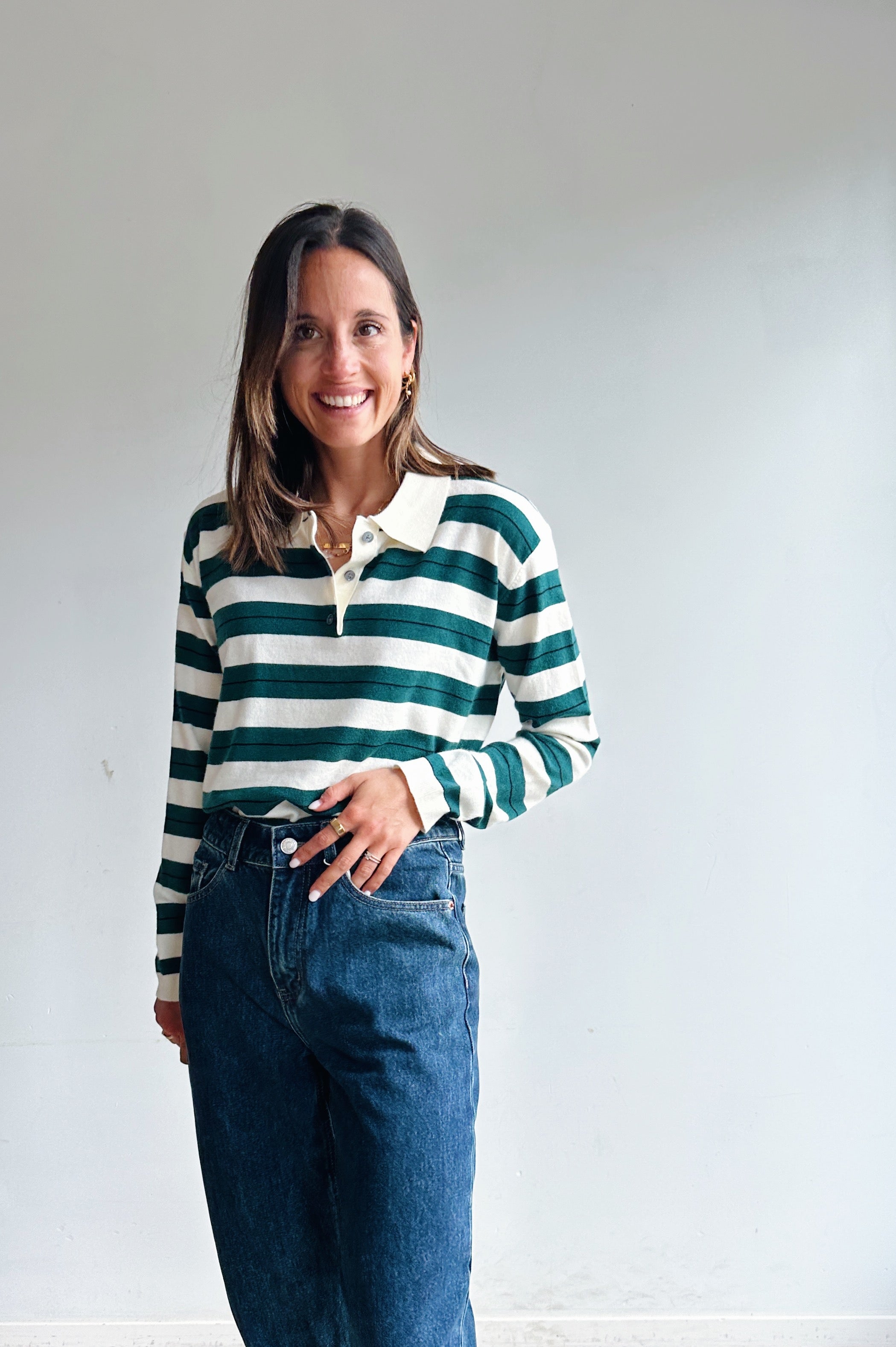Axelle polo ecru
