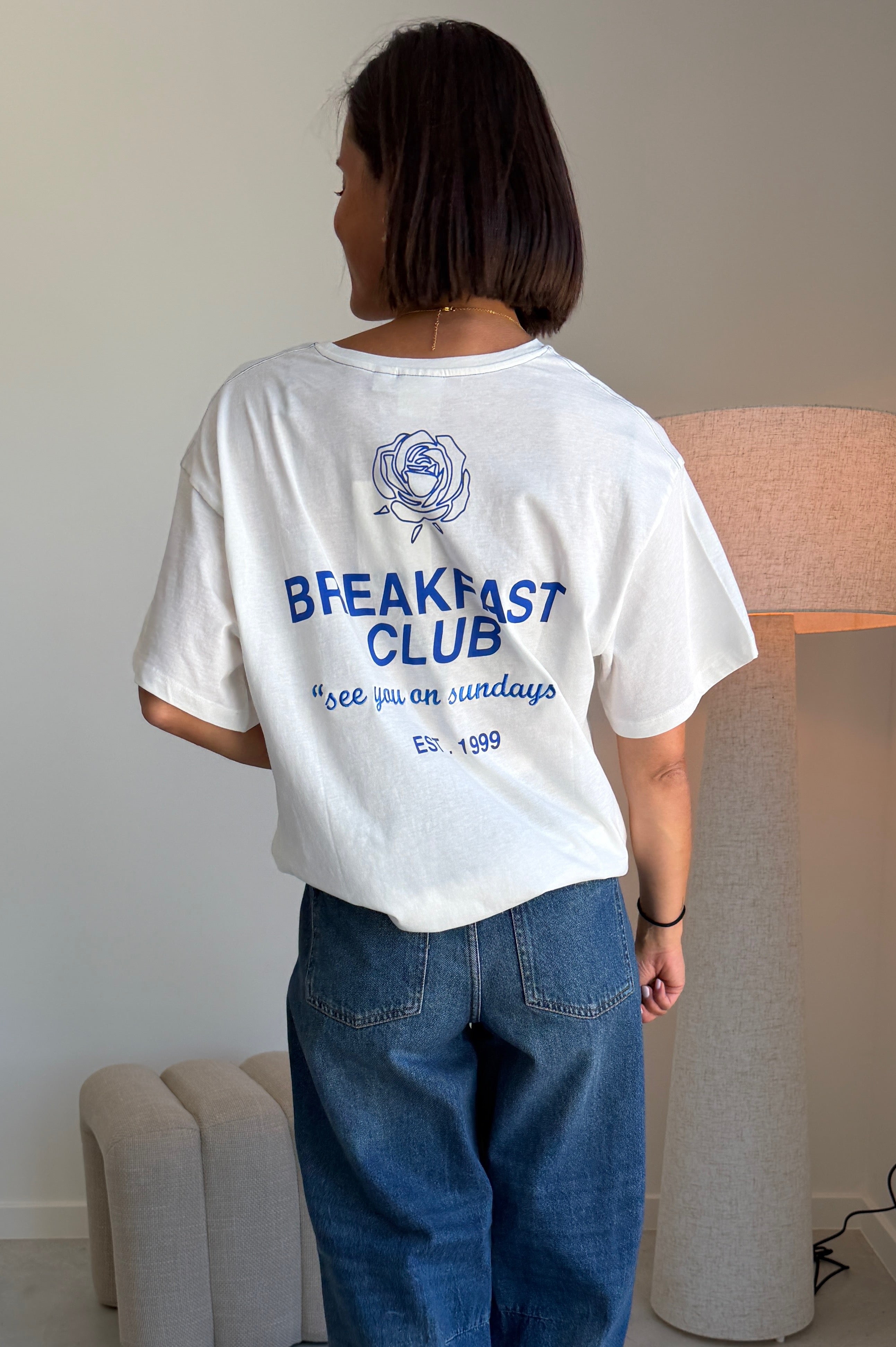 Rosie Breakfast Club t-shirt - Wit