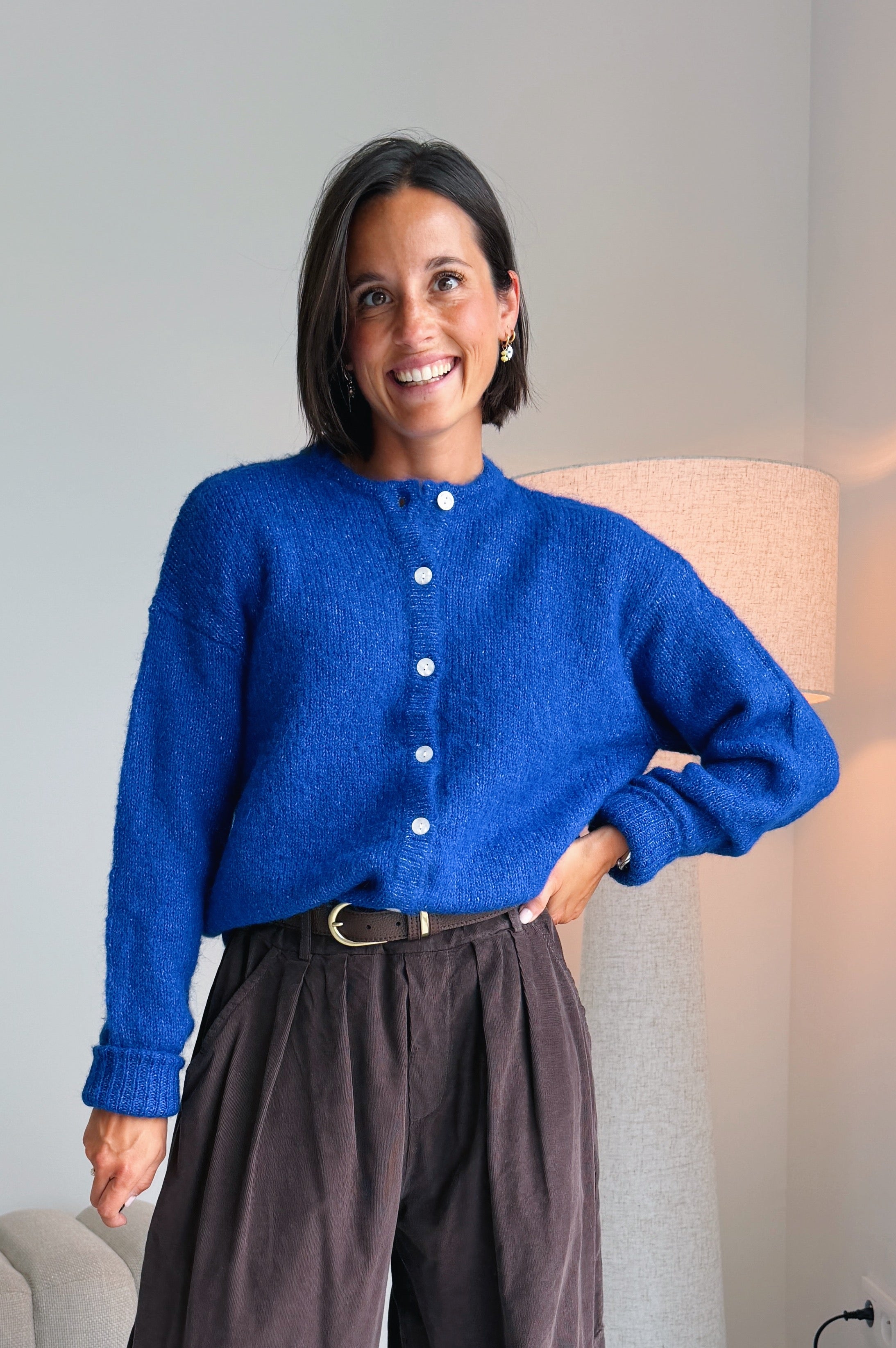 Belablue gilet koningsblauw