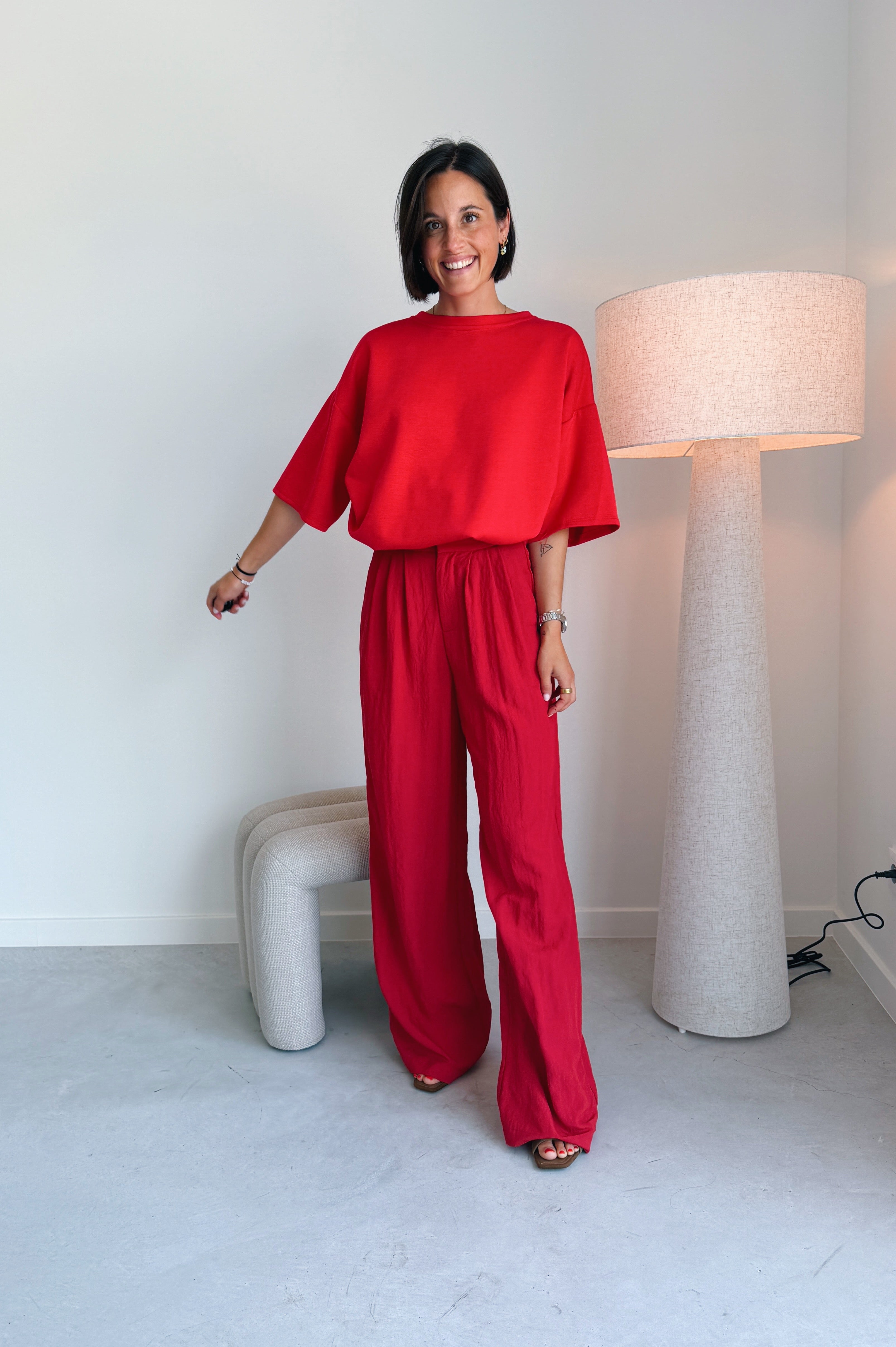 Misk broek rood
