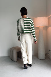 Troopy broek corduroy ecru
