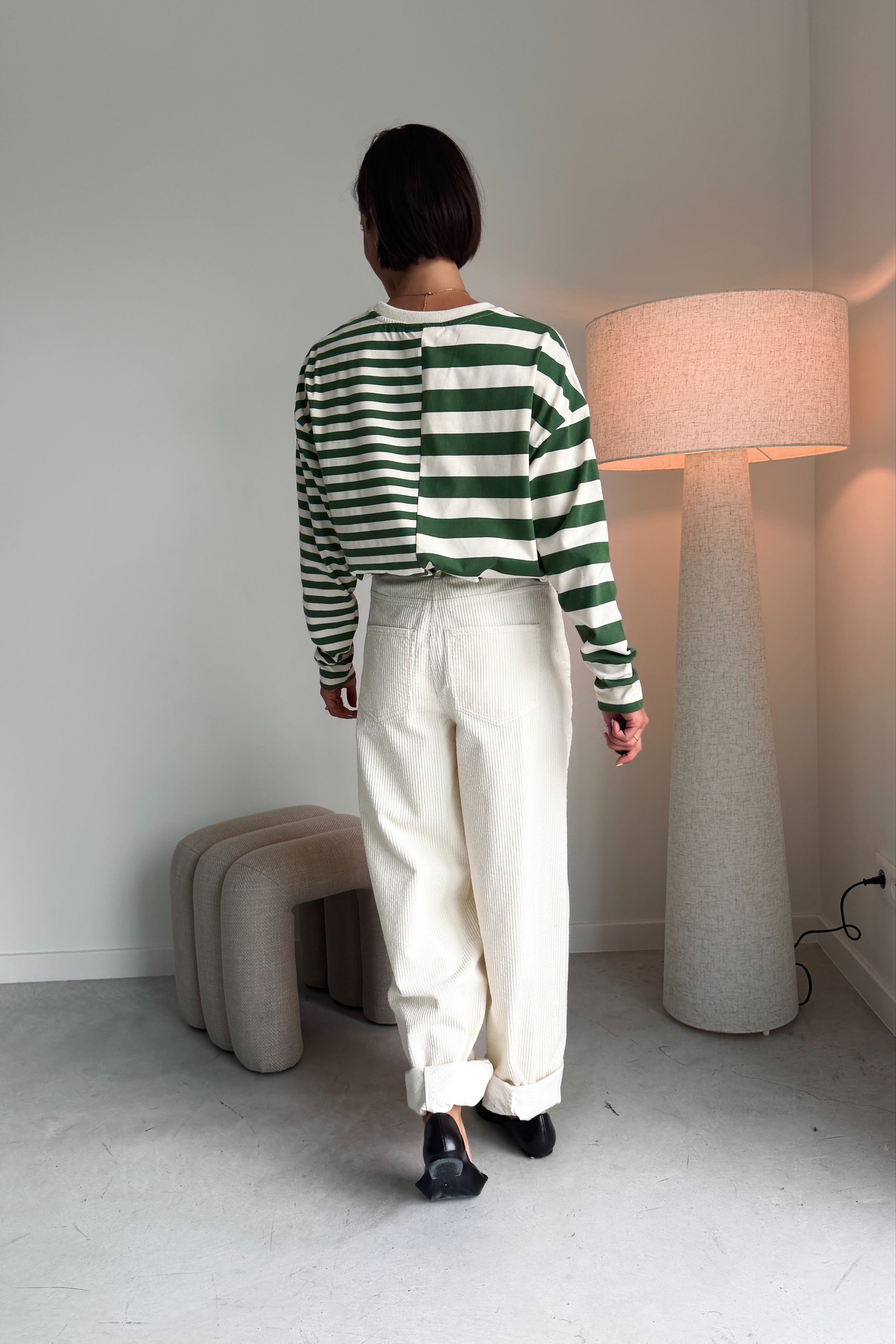 Troopy broek corduroy ecru