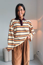 Pollie-JU - Paprika Stripe