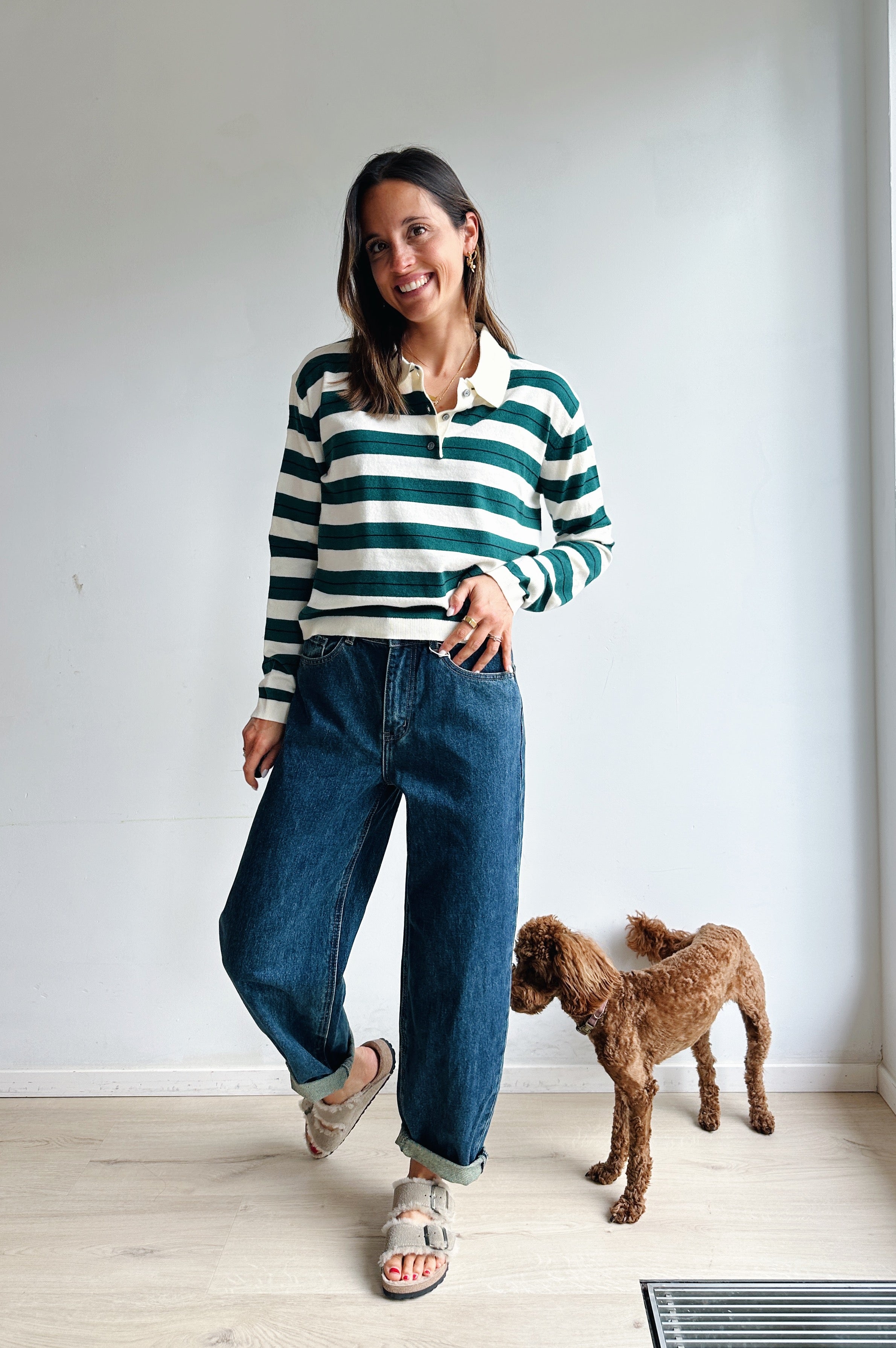 Axelle polo ecru