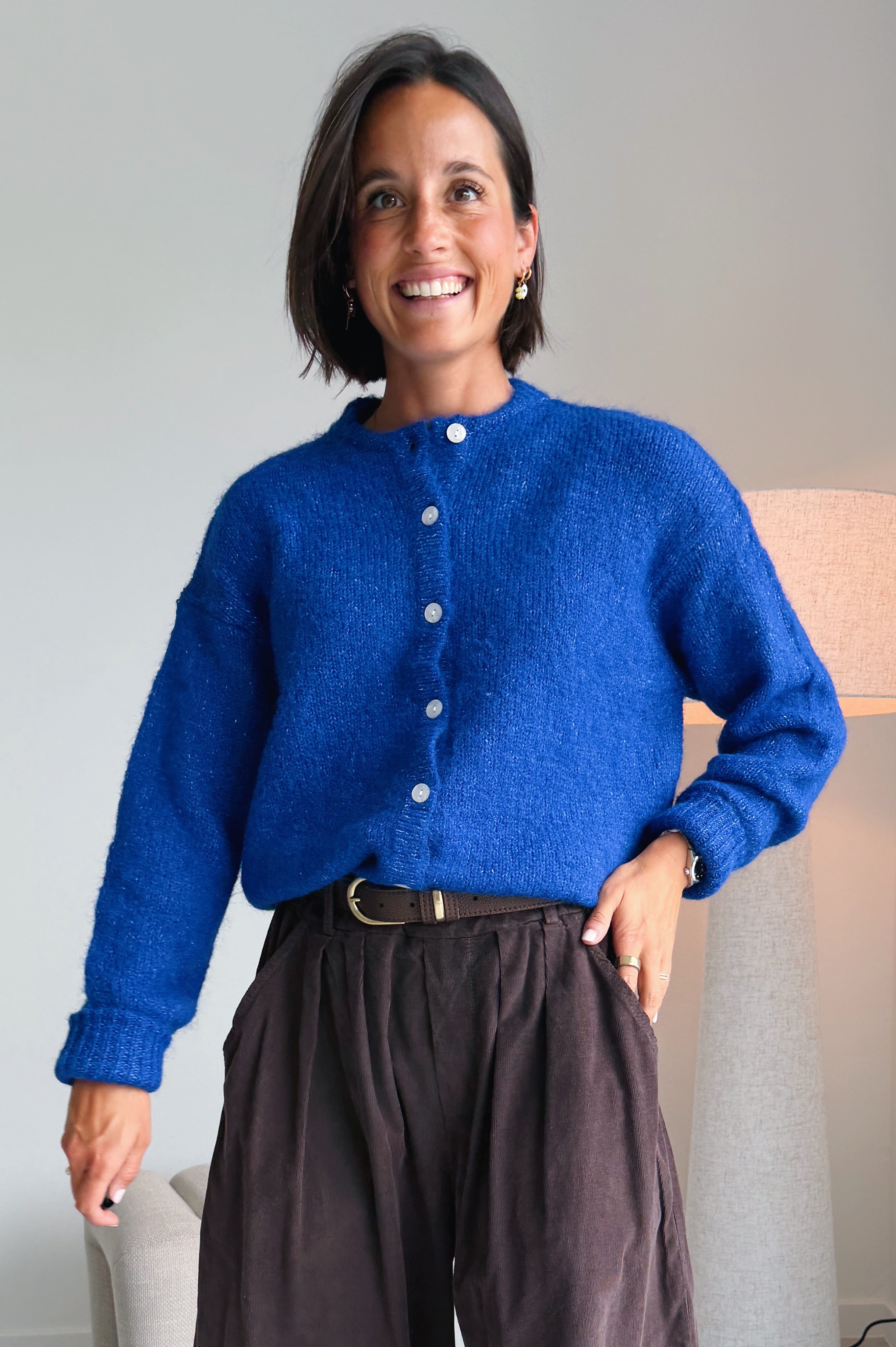 Belablue gilet koningsblauw