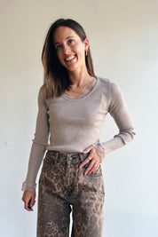 Elise top beige