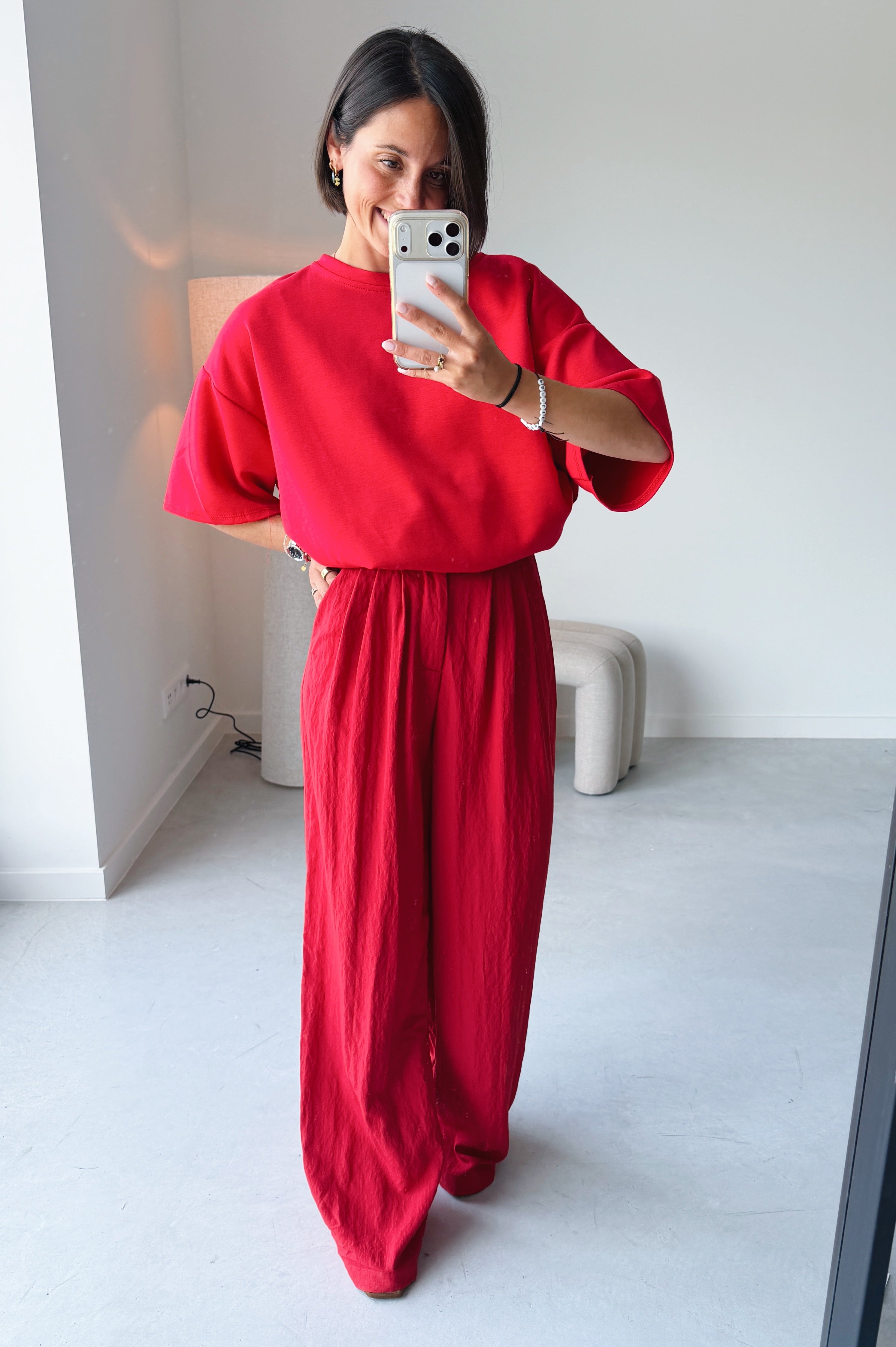 Misk broek rood