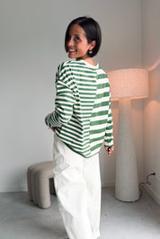 Tonal longsleeve groen