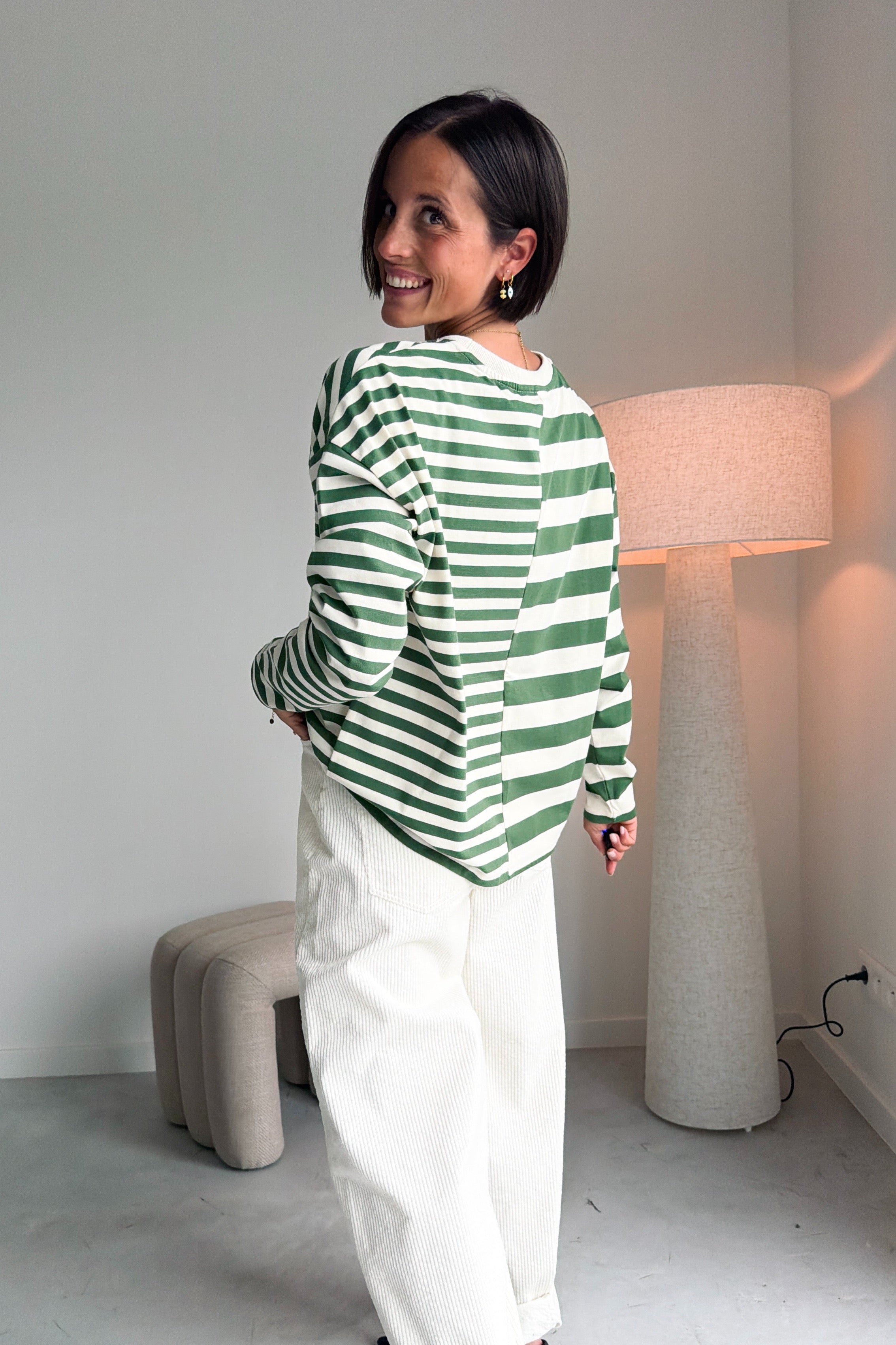 Tonal longsleeve groen