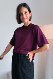 Morla t-shirt bordeaux