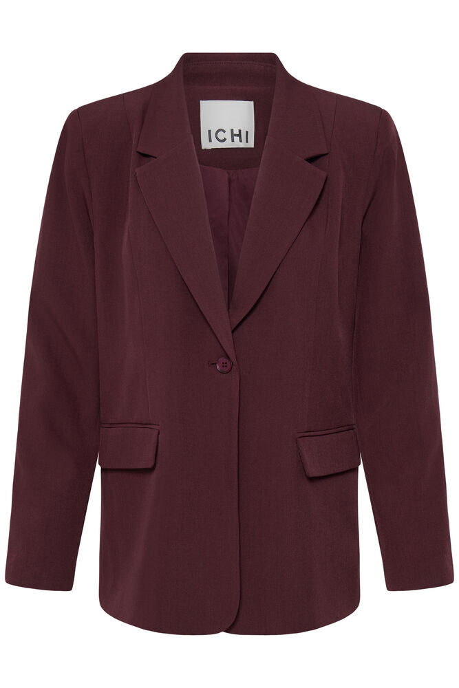 Fava oversized blazer - Bordeaux