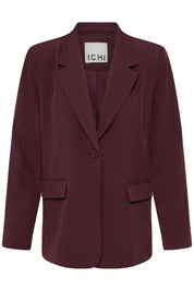 Fava oversized blazer - Bordeaux