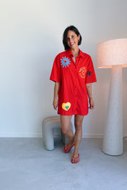 Tessa beach blouse