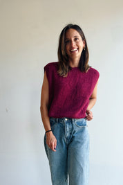 Ella debardeur bordeaux