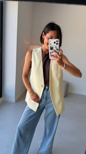 Willow mouwloze blazer