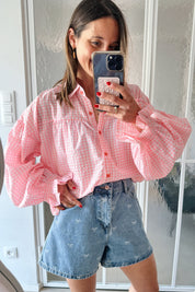 Noria blouse roze