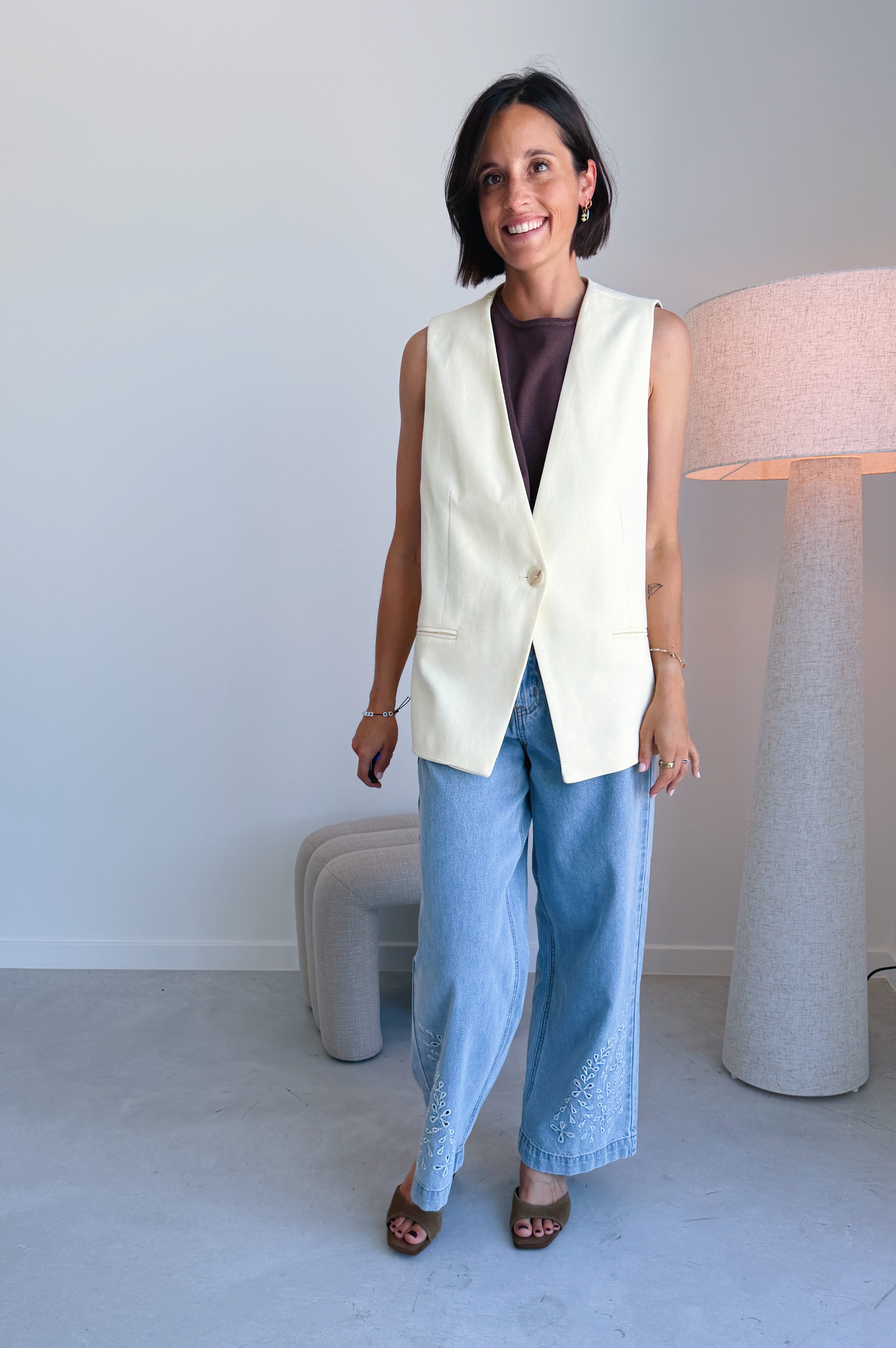 Willow mouwloze blazer