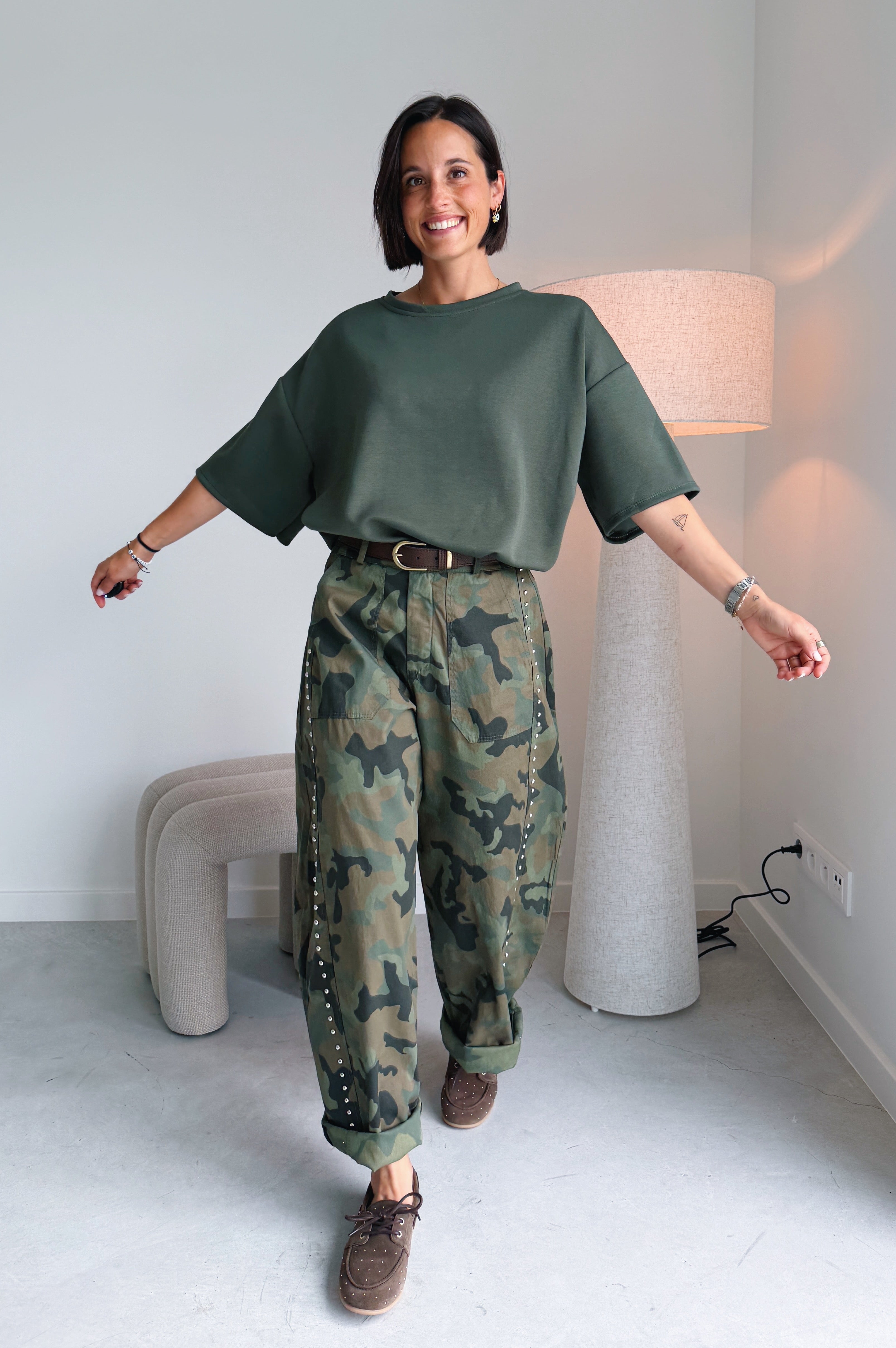 Cameo studs broek