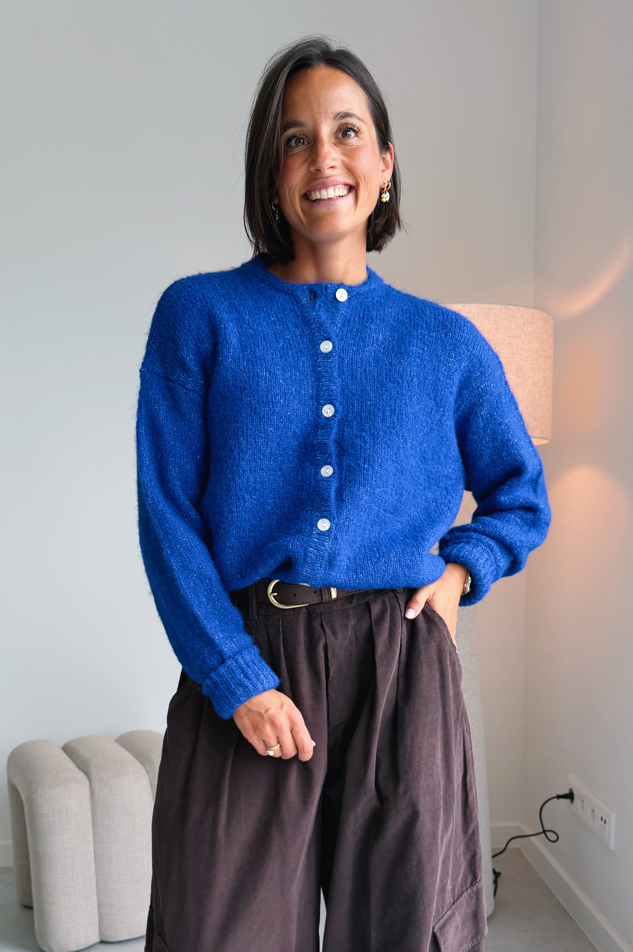 Belablue gilet koningsblauw
