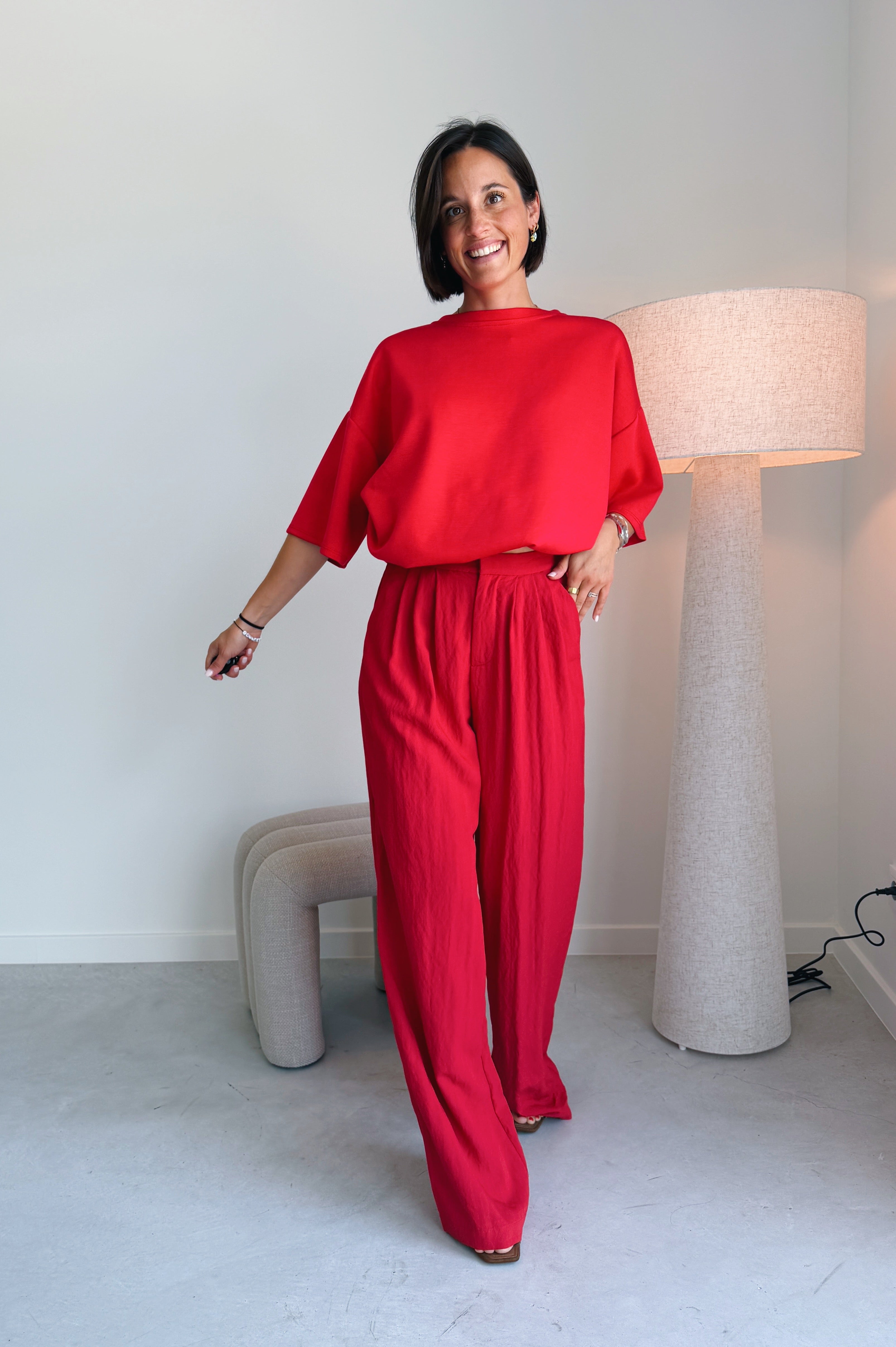Misk broek rood