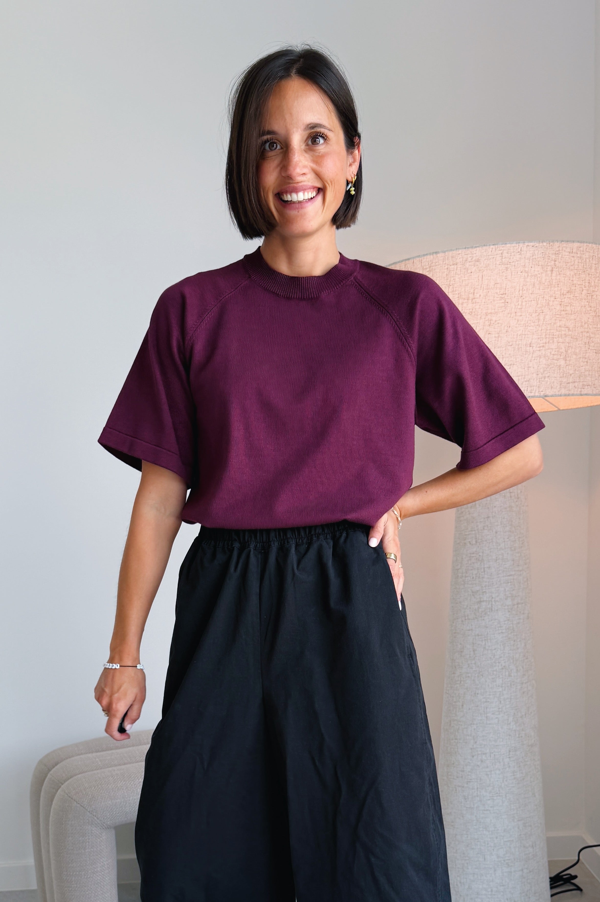 Morla t-shirt bordeaux