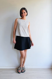 Falakka linnen top beige