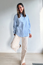 Almira blouse blauw