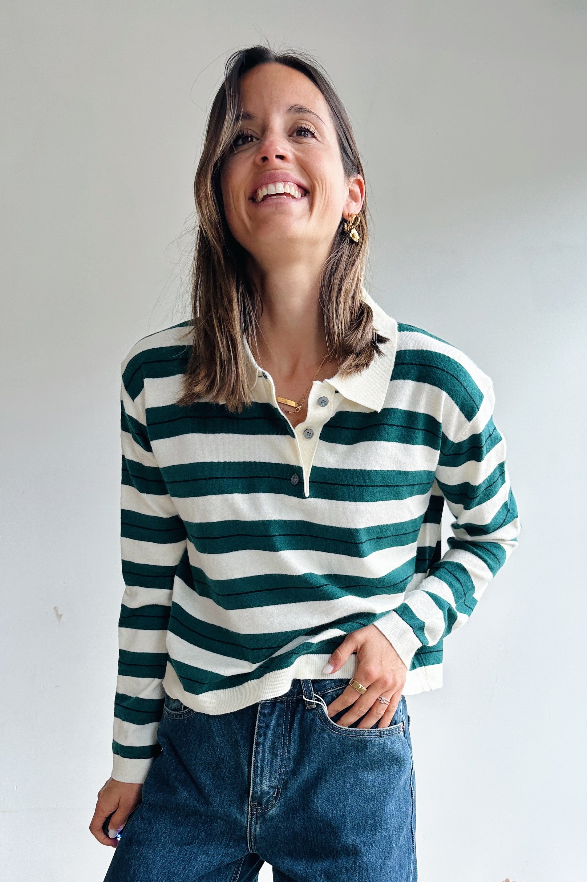 Axelle polo ecru