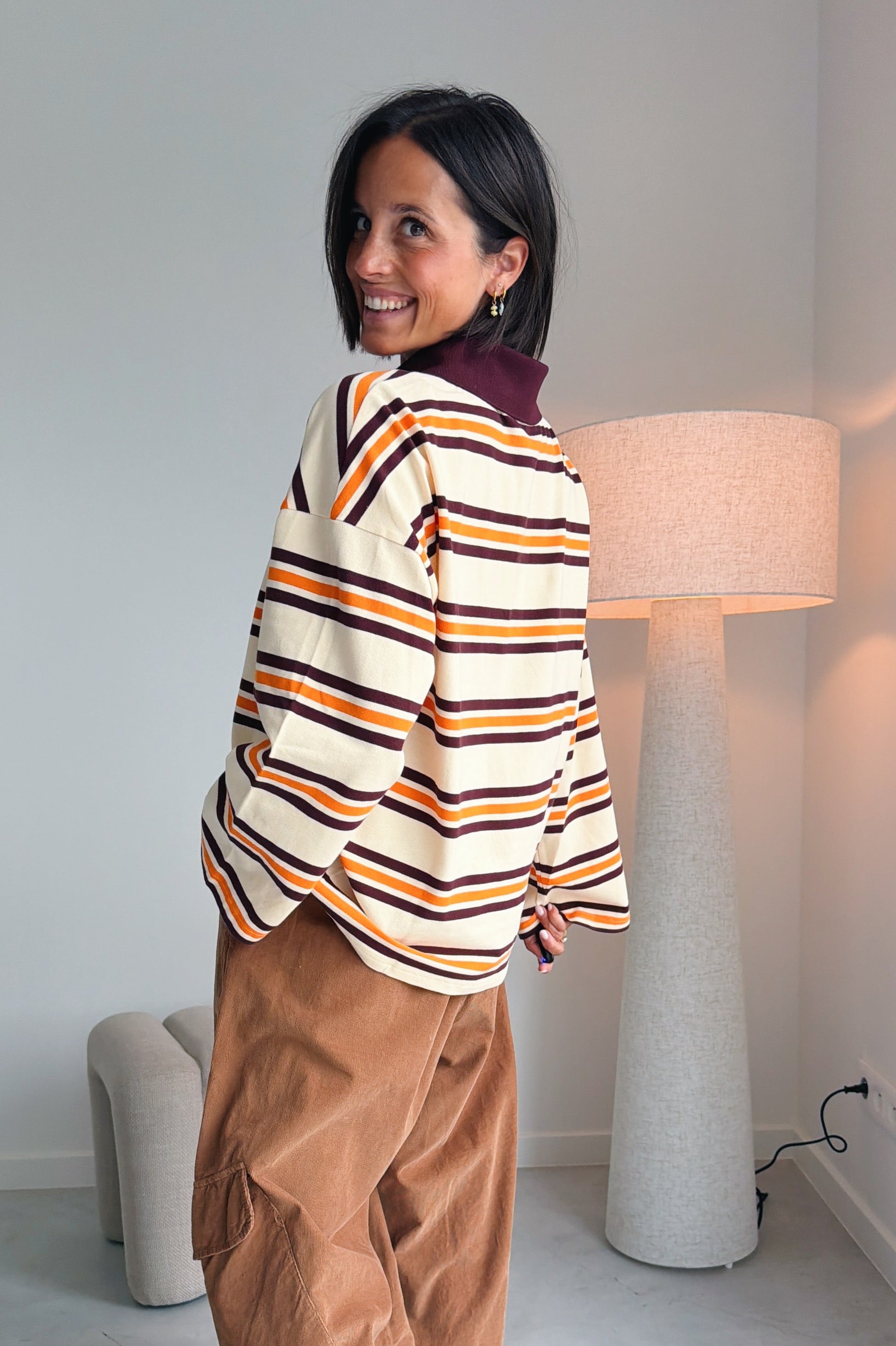 Pollie-JU - Paprika Stripe