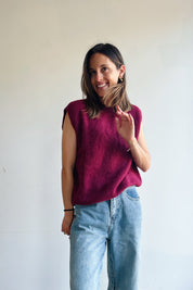 Ella debardeur bordeaux