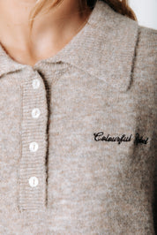 Linsey polo pull beige