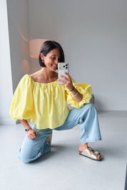 Lauren blouse yellow