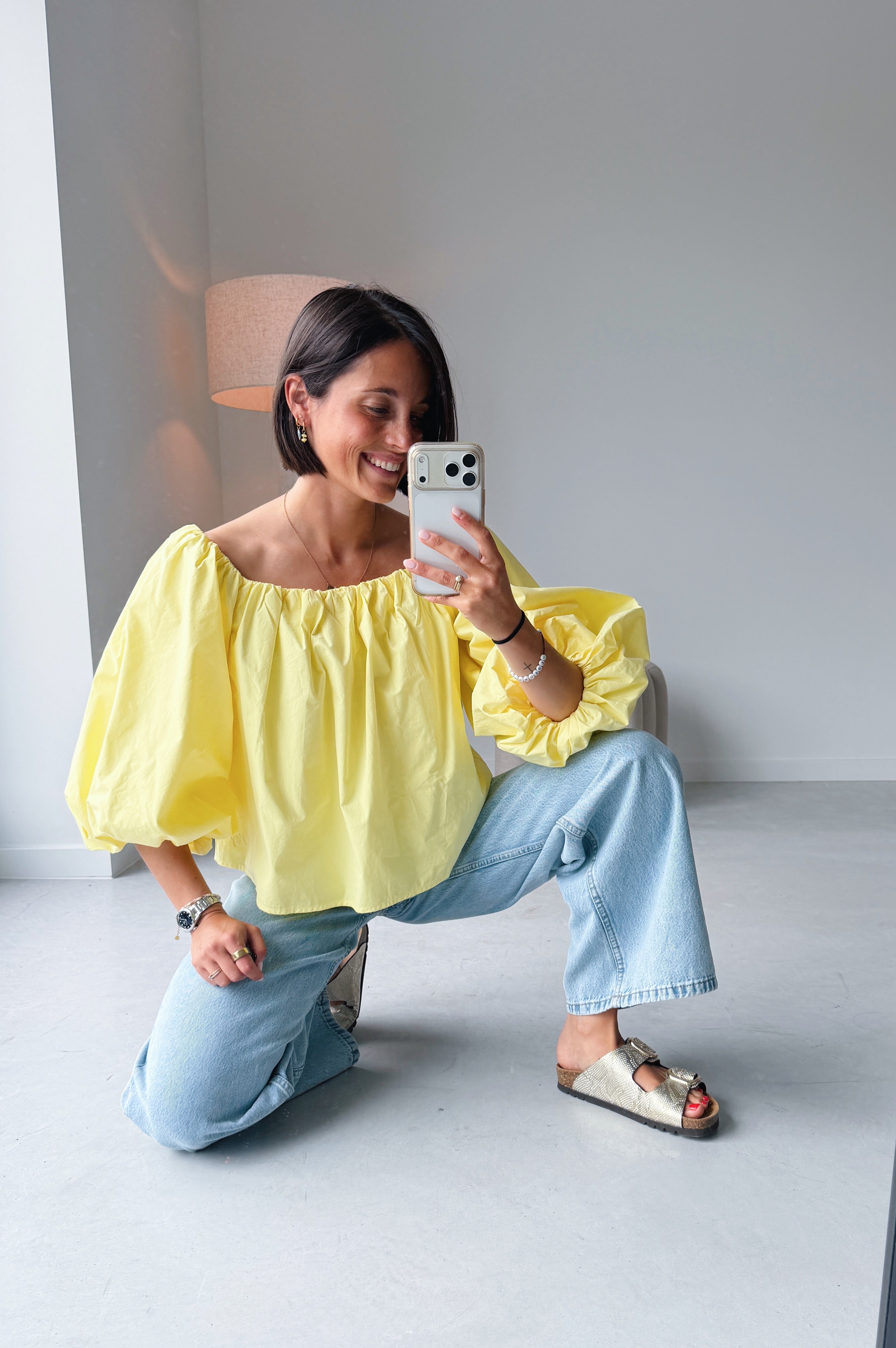 Lauren blouse yellow