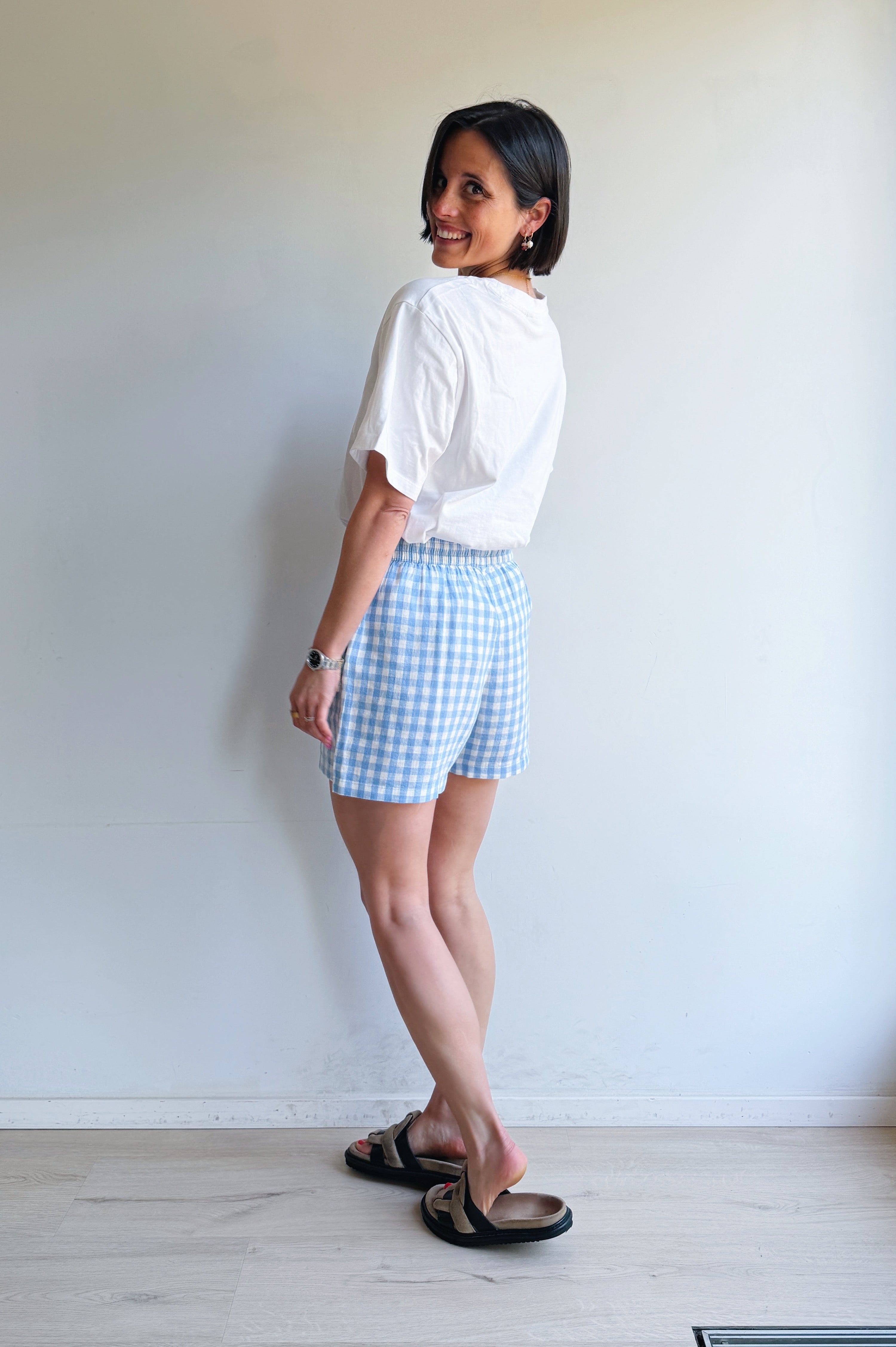 Falakka short blauw