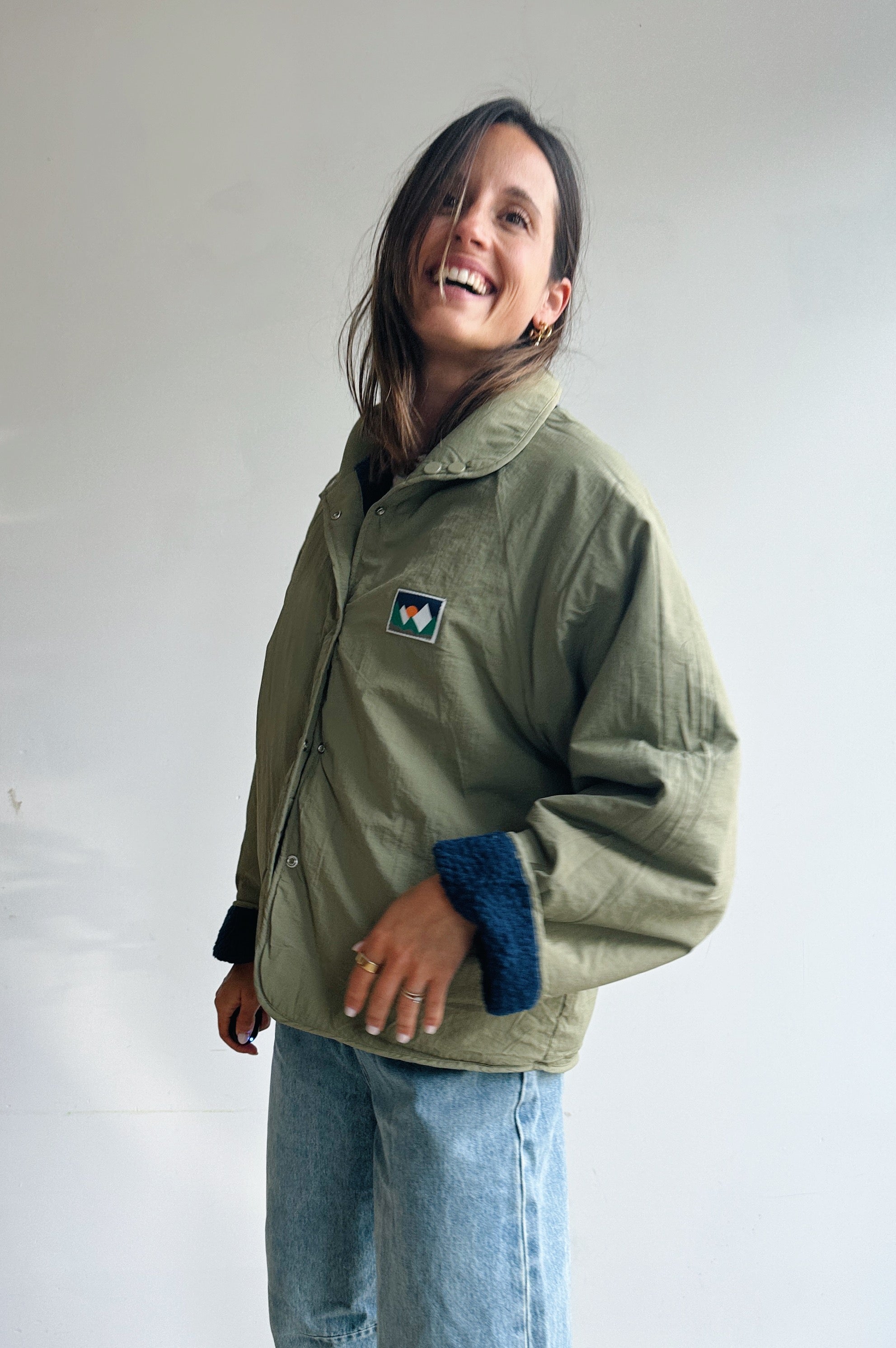 Lotta reversible jas khaki